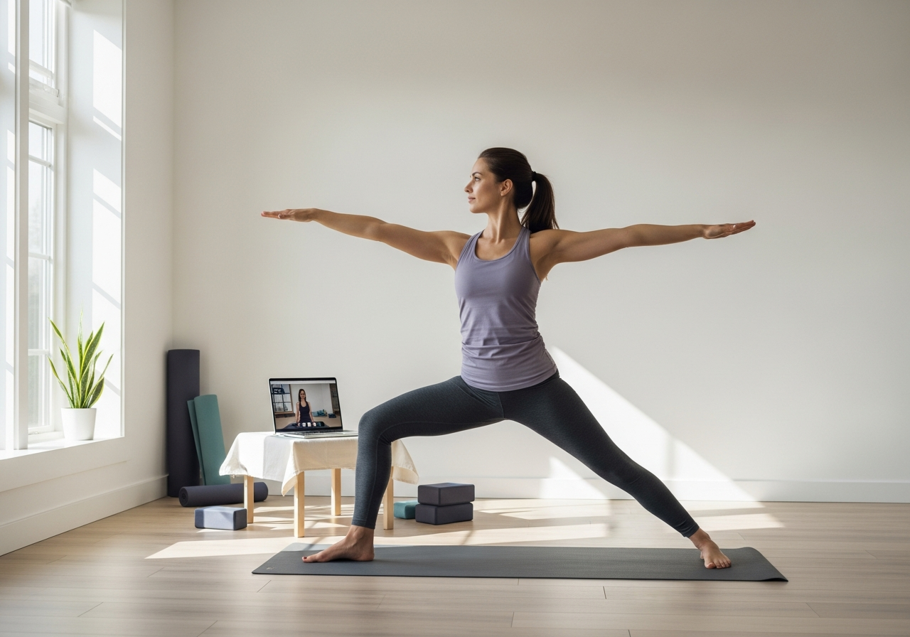 Силовая йога дома